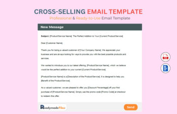 Cross-Selling Email Template For Tech Company