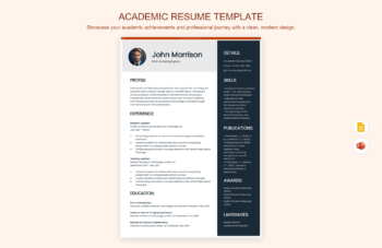Academic Resume Template