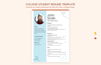 College Student Resume Template