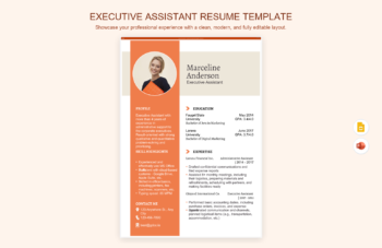 Executive Assistant Resume Template