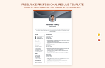 Freelance Professional Resume Template