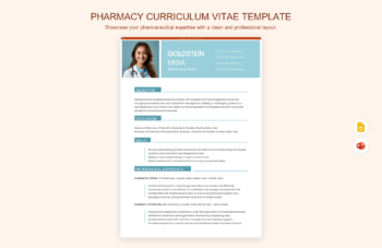 Pharmacy Curriculum Vitae Template